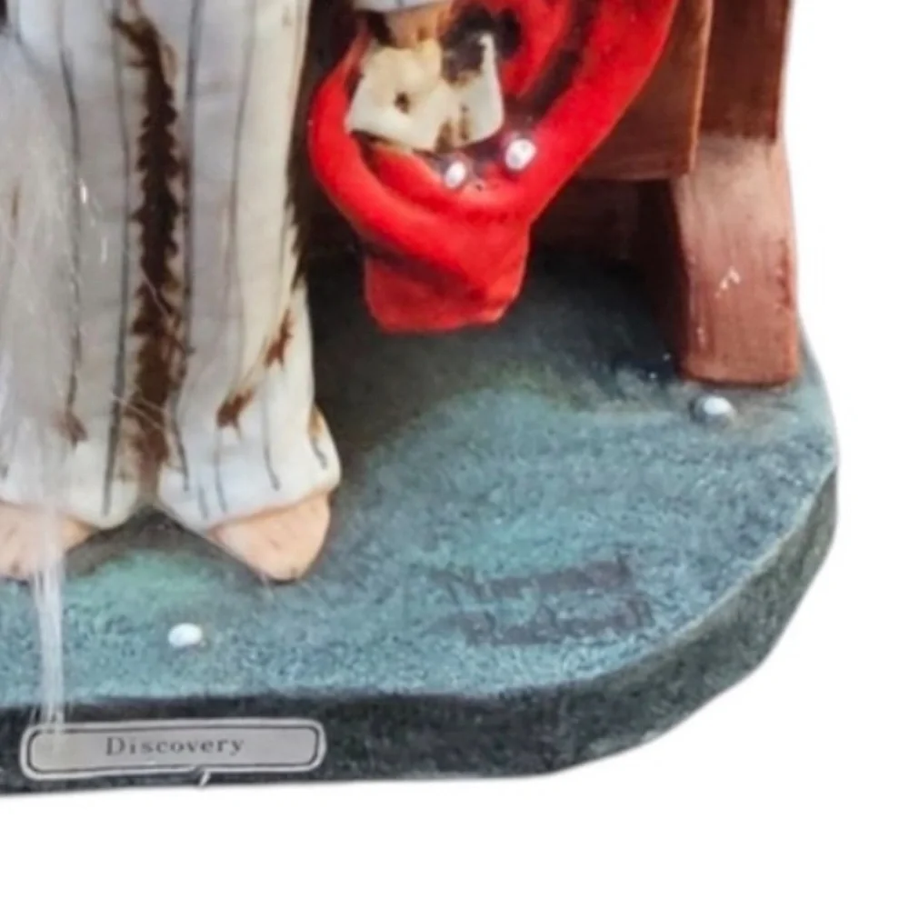 Vintage Norman Rockwell”Discovery”Figurine1975 Dave GrossmanSaturdayEveningPost